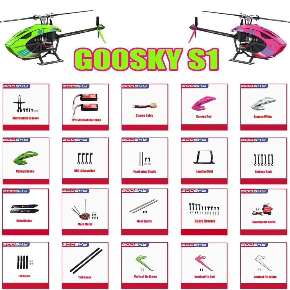 Rc Helicopter Bag - Aksesoris Pengganti Helikopter RC Elektrik Goosky