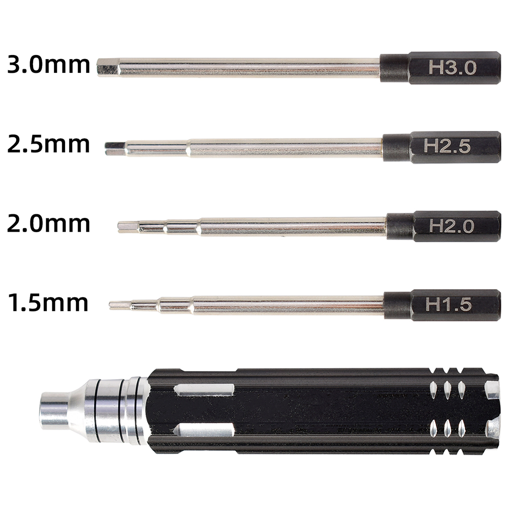 Rc Helicopter Tool Kit - Set Peralatan Alat Logam Obeng Hex
