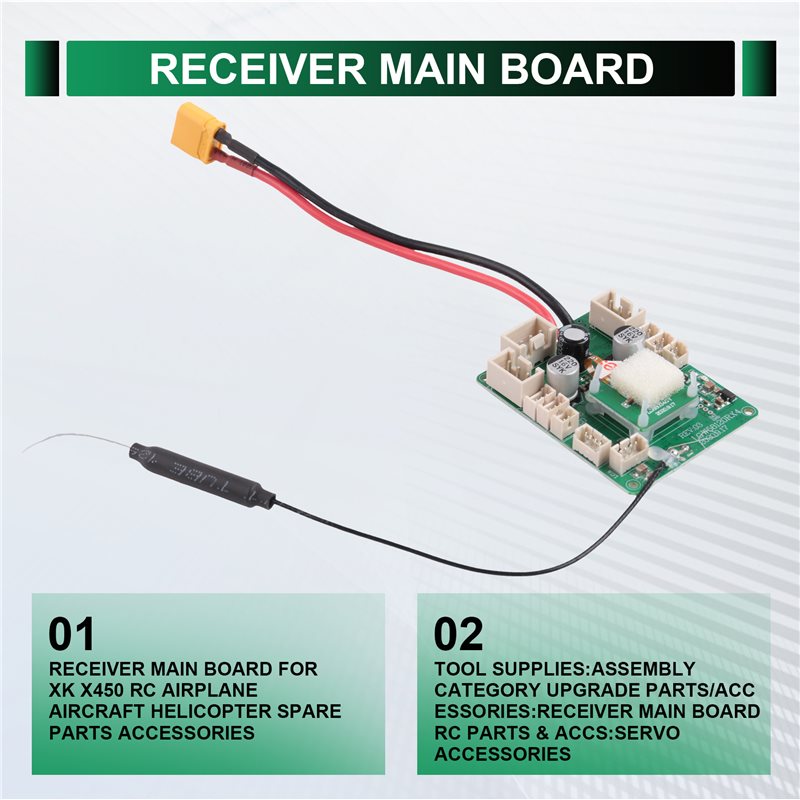 Papan Utama Penerima B78B untu - Rc Helicopter Servo ulasan dan harga